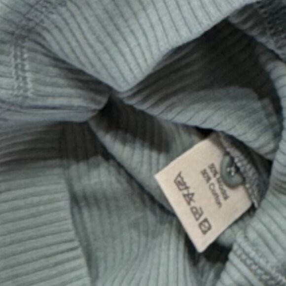 MARMAR COPENHAGEN - SHORT SLEEVE TEE - 50%COTTON - TEAL - NWT - Picture 4 of 4